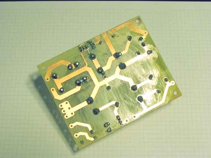 Vezje usmernika - pogled od spodaj