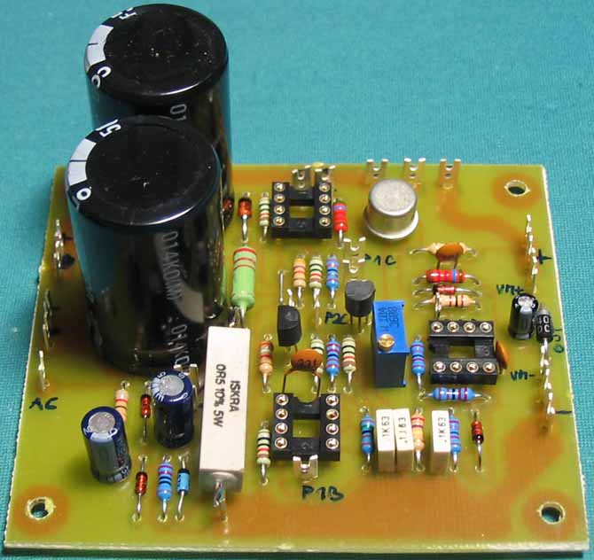 Tiskano vezje - z vsemi elementi